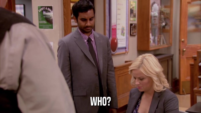 WHO?  