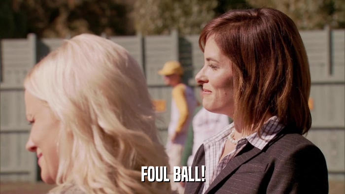 FOUL BALL!  