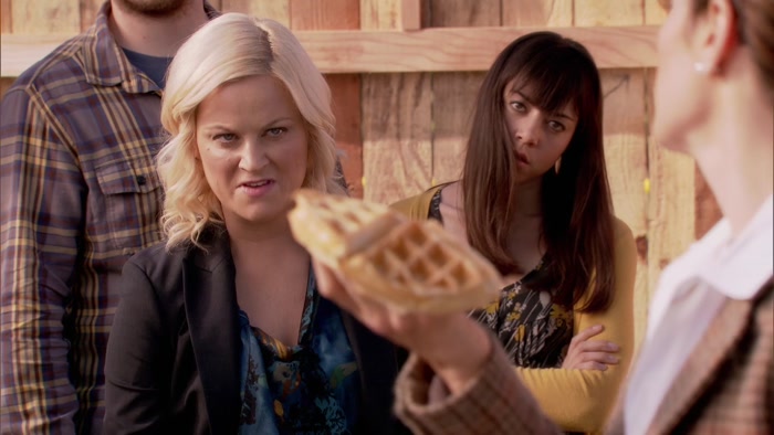 FEED THAT WAFFLE TO THAT DOG TO GET IT TO POOP. 