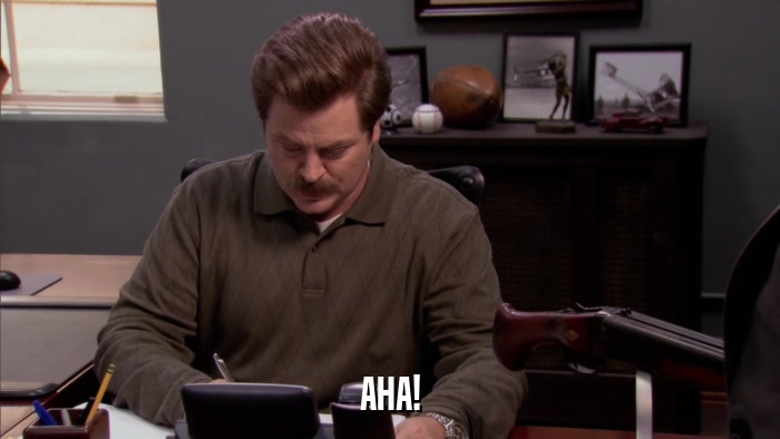 AHA!  