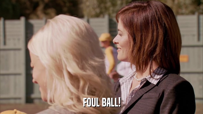 FOUL BALL!  
