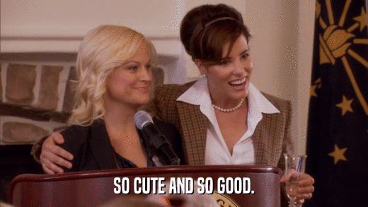 SO CUTE AND SO GOOD.  