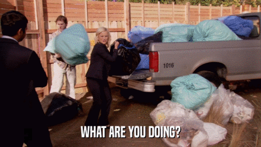 WHAT ARE YOU DOING?  