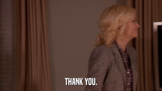 THANK YOU.  