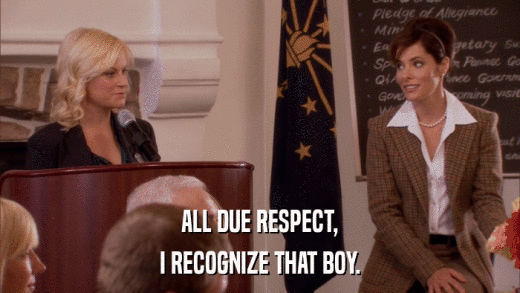 ALL DUE RESPECT, I RECOGNIZE THAT BOY. 