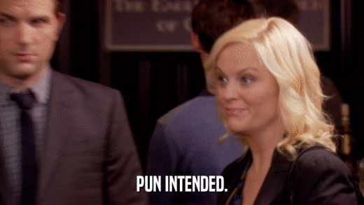 PUN INTENDED.  
