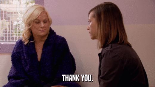 THANK YOU.  