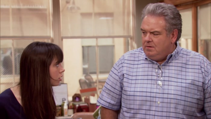 OKAY, LET'S NOT FIGHT. I BROKE IT. LET ME PAY FOR IT, RON. 