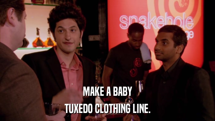 MAKE A BABY TUXEDO CLOTHING LINE. 