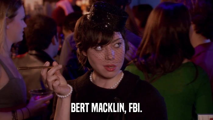 BERT MACKLIN, FBI.  