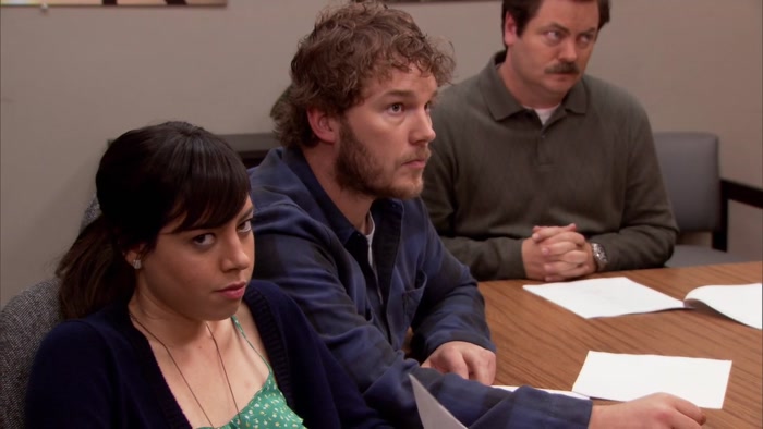 APRIL, YOU'LL BE PLAYING A BORING BEER DRINKER NAMED JENNIFER. 