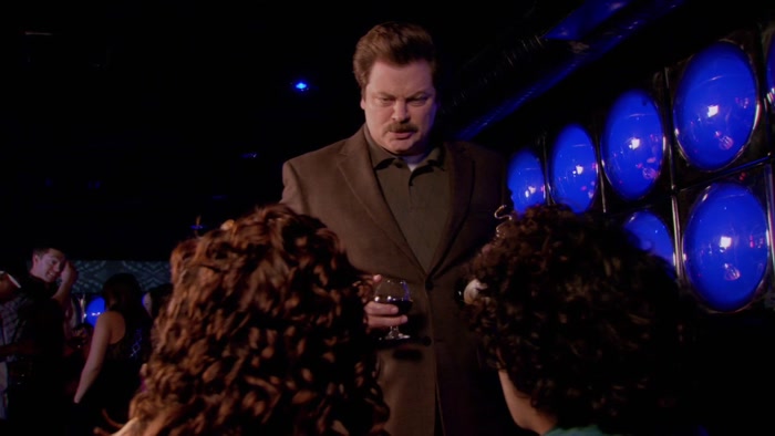 HELLO. MY NAME IS RON SWANSON. 