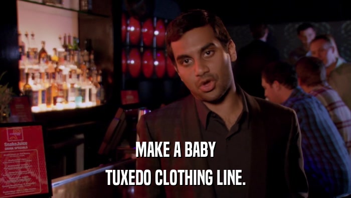 MAKE A BABY TUXEDO CLOTHING LINE. 