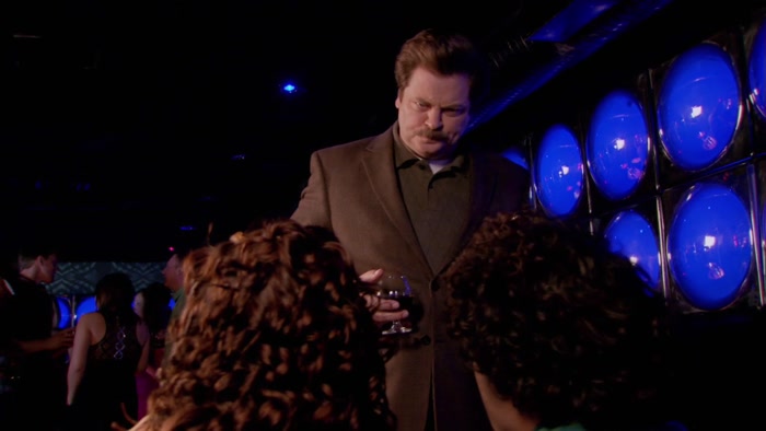 HELLO. MY NAME IS RON SWANSON. 