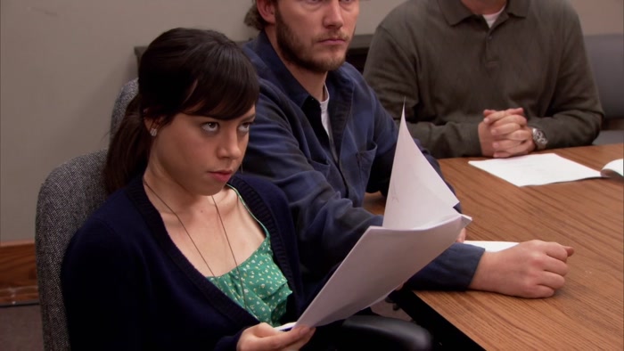 APRIL, YOU'LL BE PLAYING A BORING BEER DRINKER NAMED JENNIFER. 