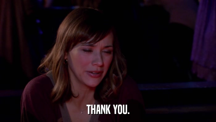 THANK YOU.  