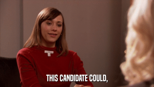THIS CANDIDATE COULD,  