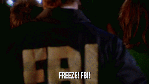 FREEZE! FBI!  