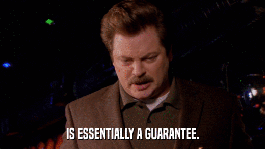 IS ESSENTIALLY A GUARANTEE.  