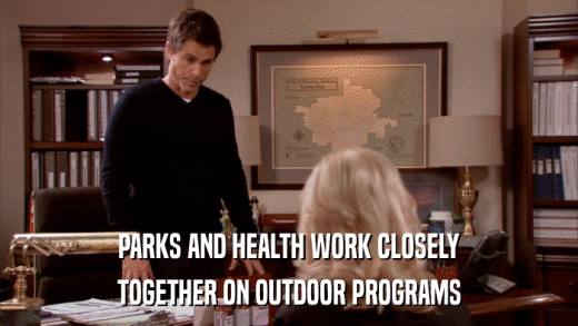 PARKS AND HEALTH WORK CLOSELY TOGETHER ON OUTDOOR PROGRAMS 