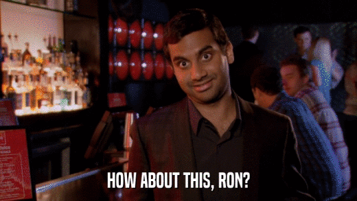 HOW ABOUT THIS, RON?  