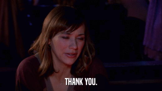 THANK YOU.  