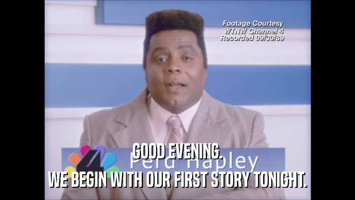 GOOD EVENING. WE BEGIN WITH OUR FIRST STORY TONIGHT. 