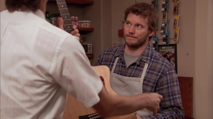 HE JUST SOLD HIS GUITAR, AND HE'S, LIKE, QUITTING MUSIC NOW. 