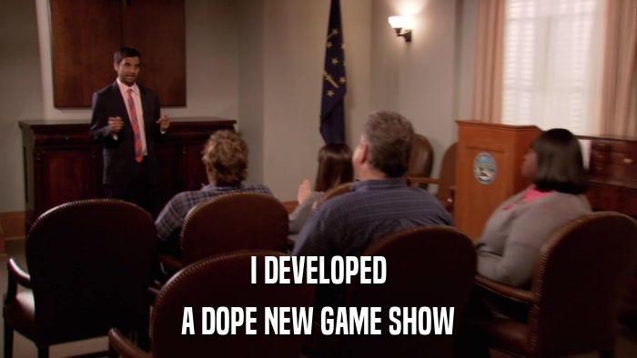 I DEVELOPED A DOPE NEW GAME SHOW 