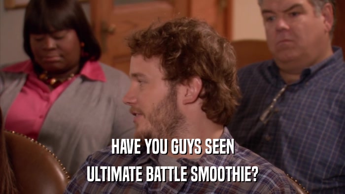 HAVE YOU GUYS SEEN ULTIMATE BATTLE SMOOTHIE? 