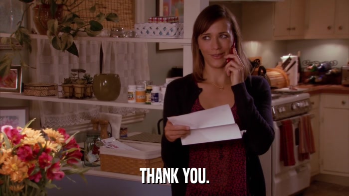 THANK YOU.  