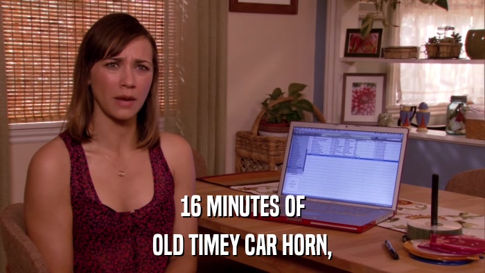 16 MINUTES OF OLD TIMEY CAR HORN, 