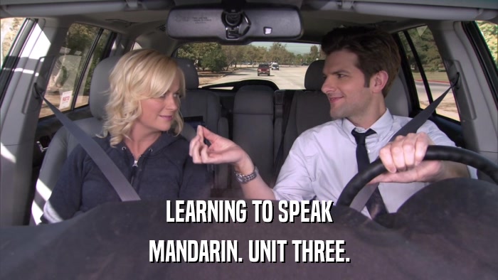 LEARNING TO SPEAK MANDARIN. UNIT THREE. 