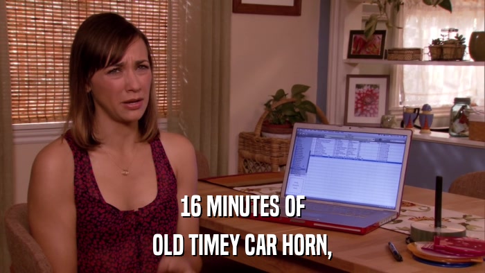 16 MINUTES OF OLD TIMEY CAR HORN, 