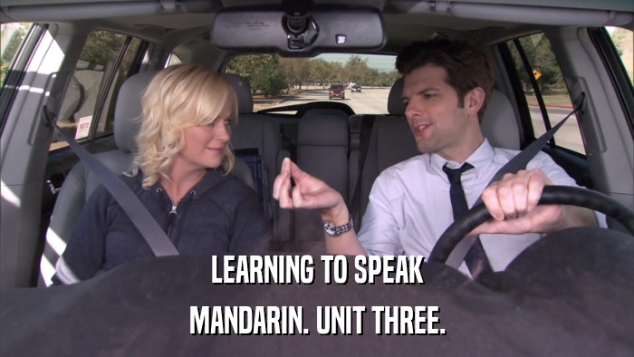 LEARNING TO SPEAK MANDARIN. UNIT THREE. 