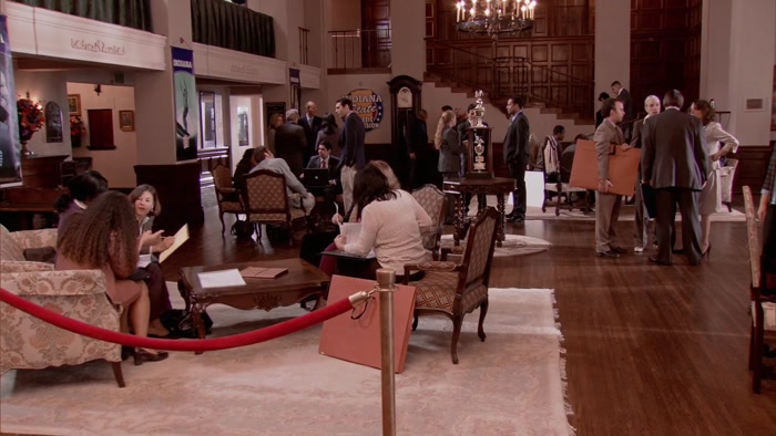 NEXT UP. THE DELEGATION FROM PAWNEE, PLEASE? 