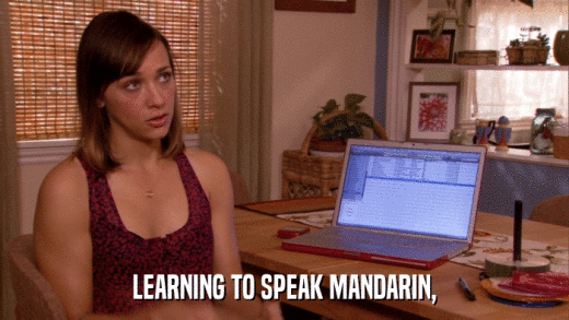 LEARNING TO SPEAK MANDARIN,  