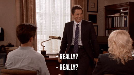 - REALLY? - REALLY? 