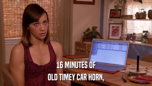16 MINUTES OF OLD TIMEY CAR HORN, 