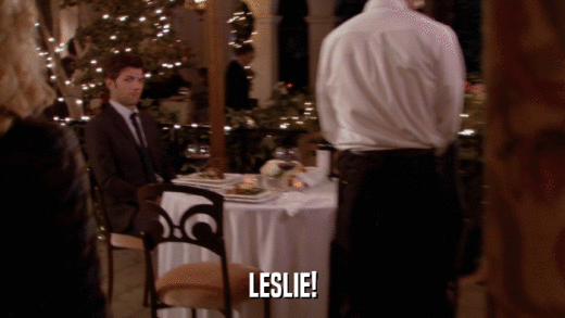 LESLIE!  
