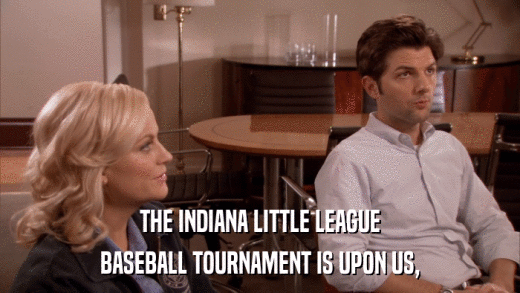 THE INDIANA LITTLE LEAGUE BASEBALL TOURNAMENT IS UPON US, 