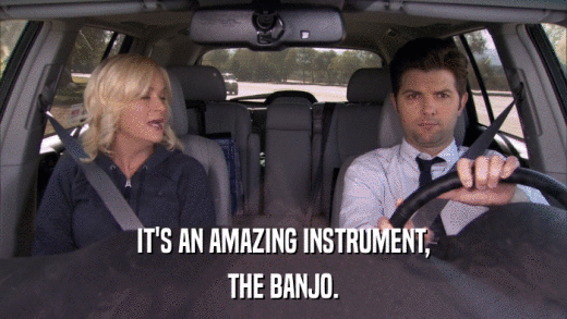 IT'S AN AMAZING INSTRUMENT, THE BANJO. 