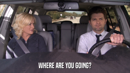 WHERE ARE YOU GOING?  
