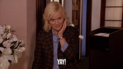YAY!  