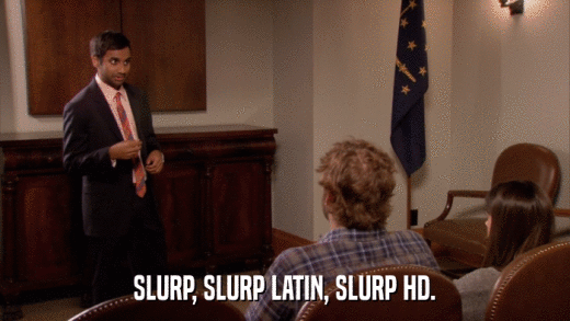 SLURP, SLURP LATIN, SLURP HD.  