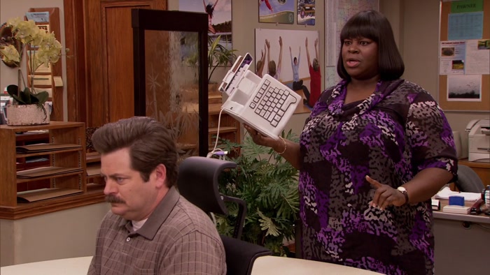 OKAY, YOU DID NOT JUST SWIVEL AWAY WHILE I WAS TALKING TO YOU. 