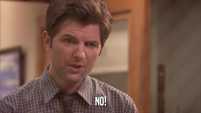 NO!  