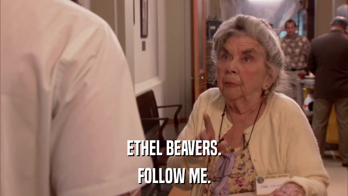 ETHEL BEAVERS. FOLLOW ME. 