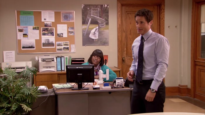 THIS, MR. DIRECTOR, IS YOUR NEW DESK. 