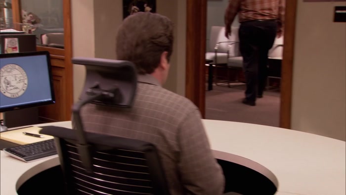 OKAY, YOU DID NOT JUST SWIVEL AWAY WHILE I WAS TALKING TO YOU. 